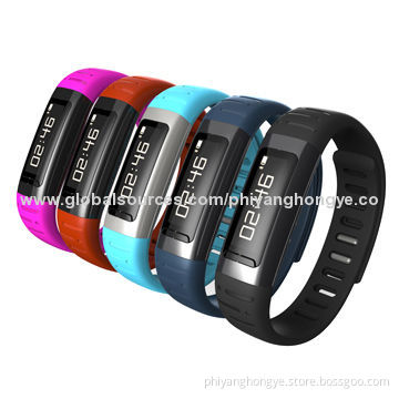 Intelligent Bracelet, MTK6260 CPU Supports iOS and Android, Wi-Fi Hotspot, Pedometer, Bluetooth Sync